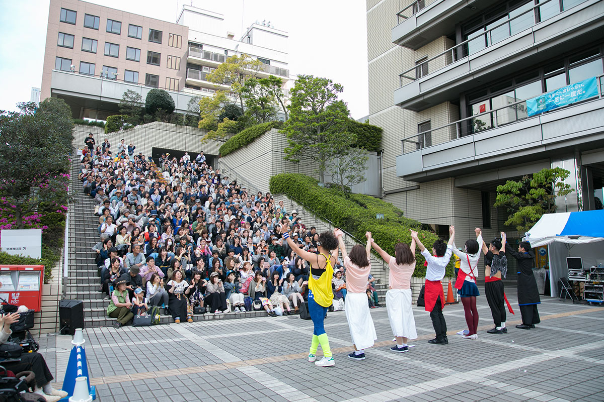 to create street theater